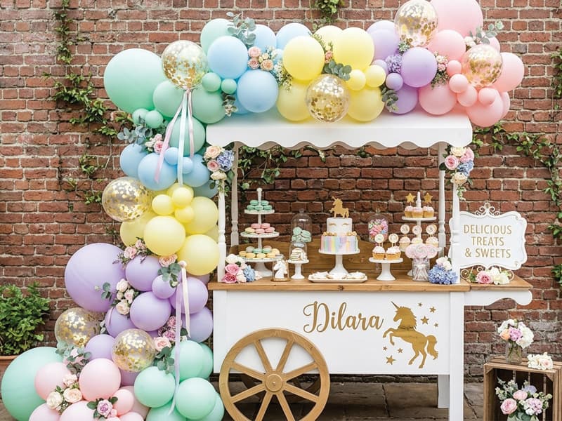 Μπαλόνια Macaron Organic Αψίδα Νο1
