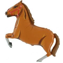 Balloons foil Grabo horse brown