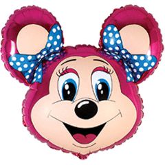 Balloons foil FLEXMETAL lolly mouse