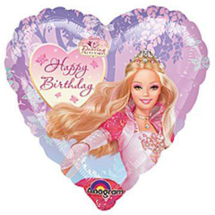 Μπαλόνι 18'' foil Barbie Happy birthday