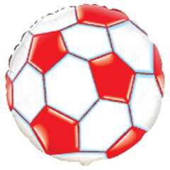 Μπαλόνια μπάλα ποδοσφαίρου κόκκινη 43 εκατοστά
