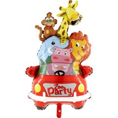 Μπαλόνια Animals car Zoo party 83 εκατοστά