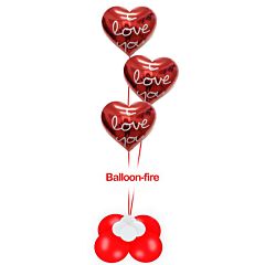 Μπαλόνι foil 18 ιντσών καρδιά BF1 I love You