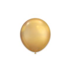 Μπαλόνια χρυσό Chrome 6'' Extra Metallic, συσκευασία 30 τεμαχίων