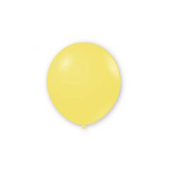 Μπαλόνια 5 ιντσών ματ Macaron Κίτρινο (30 τεμάχια)
