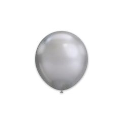 Μπαλόνια ασημί Chrome 6'' Extra Metallic, συσκευασία 30 τεμαχίων