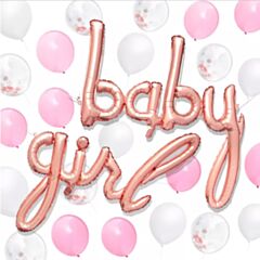 Μπαλόνι Baby Girl- Λέξη 100 εκατοστά