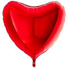 Μπαλόνι foil 36 ιντσών κόκκινη καρδιά, Flexmetal