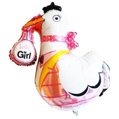 Balloon stork it's a girl BF