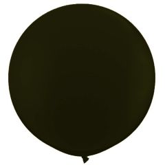Μπαλόνι μαύρο 1 μέτρο πλακέ