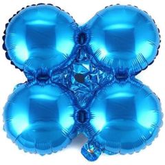 Μπαλόνια γιρλάντας μπλε Flexmetal