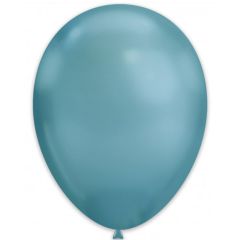 Μπαλόνια Μπλε Extra Metallic Chrome 14 ιντσών, σε συσκευασία 15 τεμαχίων