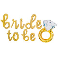 Μπαλόνια Σετ Bride To be - Δαχτυλίδι (10 Τεμάχια)