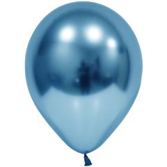 Μπαλόνια 12,5'' μπλε Extra Metallic Chrome (15 τεμάχια)