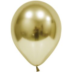 Μπαλόνια 12,5'' χρυσό Extra Metallic Chrome (15 τεμάχια)
