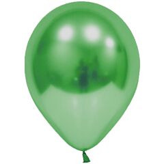 Μπαλόνια 12'' Πράσινο Extra Metallic Chrome (15 τεμάχια)