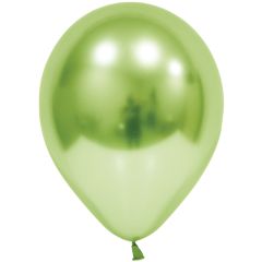 Μπαλόνια 12,5'' λαδί-πράσινο Extra Metallic Chrome (15 τεμάχια)