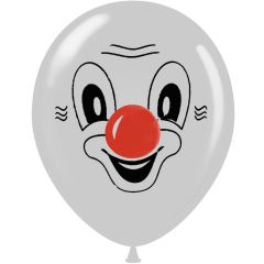 Μπαλόνια τυπωμένα clown 15 τεμάχια 