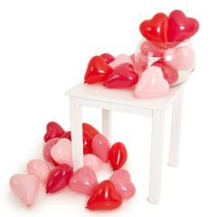Μπαλόνια καρδιές κόκκινες 6 ιντσών 15 τεμάχια