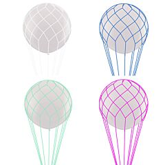 Δίχτυ χρωματιστό για 1 μέτρο μπαλόνι αερόστατο