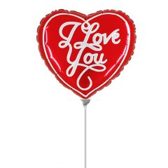 Μπαλόνι 9 ιντσών καρδιά I Love you, Grabo