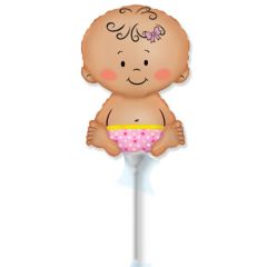 Μπαλόνια μωρό κορίτσι 25 εκατοστά minishape