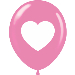Μπαλόνι 12 ιντσών τυπωμένο με καρδιά γράψε το μήνυμά σου (τεμάχιο) ΔΙΑΛΕΞΕ ΧΡΩΜΑ