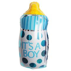 Balloon supershape baby bottle boy ND