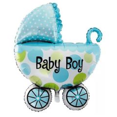 Balloon foil supershape stroller baby boy