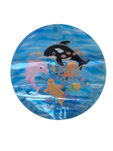 Μπαλόνι 18 inch foil dolphins happy birthday ND