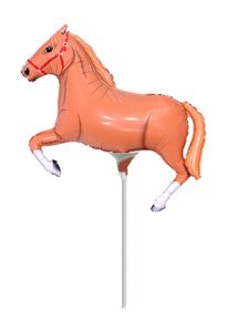 Balloons horse brown mini Flexmetal