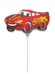 Balloons foil 9 inch FLEXMETAL red car