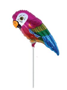 Balloons foil 9 inch FLEXMETAL parrot