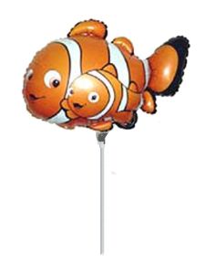 Balloons foil 9 inch FLEXMETAL clown fish nemo