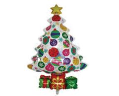 Μπαλόνι foil 39'' Olographic Χριστουγεννιάτικο δέντρο