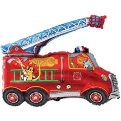 Balloons Fire brigade truck 83cm 