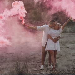 Καπνογόνο ροζ Mr Smoke 1- Gender Reveal Αποκάλυψη Φύλου
