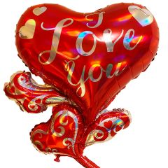 Μπαλόνι foil 20 ιντσών  καρδιά I Love you premium