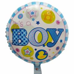 Round balloon 18 inch It's a boy with little duck