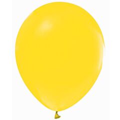 Μπαλόνι 12'' (30cm) Κίτρινο Ματ (25 Tεμάχια) - Marco Polo Quality Balloons