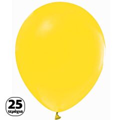 Μπαλόνι 12'' (30cm) Κίτρινο Ματ (25 Tεμάχια) - Marco Polo Quality Balloons