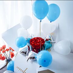 Surprise Balloon Box Λευκό  (50cm x 50cm) 