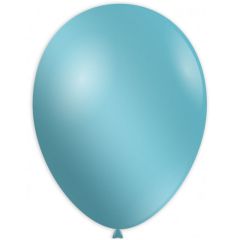 Balloon latex 13 inch metallic light blue