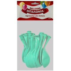 Μπαλόνια latex Macaron μέντα 12 ιντσών 15 τεμάχια