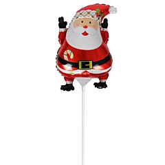 Μπαλόνι minishape Άγιος Βασίλης με στικ έτοιμος για χρήση - Κωδ. Santa 01 
