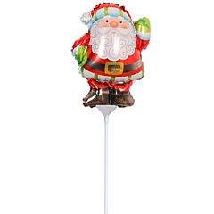 Μπαλόνι minishape Άγιος Βασίλης με στικ έτοιμος για χρήση - Κωδ. Santa 03