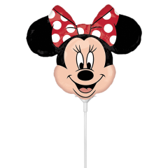 Μπαλόνια Minnie Mouse με κόκκινο φιόγκο minishape Anagram