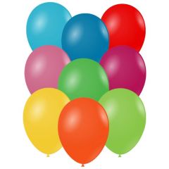 Μπαλόνια 12,5'' ματ διάφορα χρώματα (15 τεμάχια)