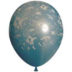 Μπαλόνια 12 ιντσών τυπωμένα με θέμα θάλασσα και ψαράκια 15 τεμάχια ΣΥΣΚΕΥΑΣΜΕΝΑ ND