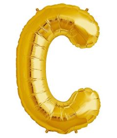 Μπαλόνια γράμματα 1 μέτρο χρυσό C